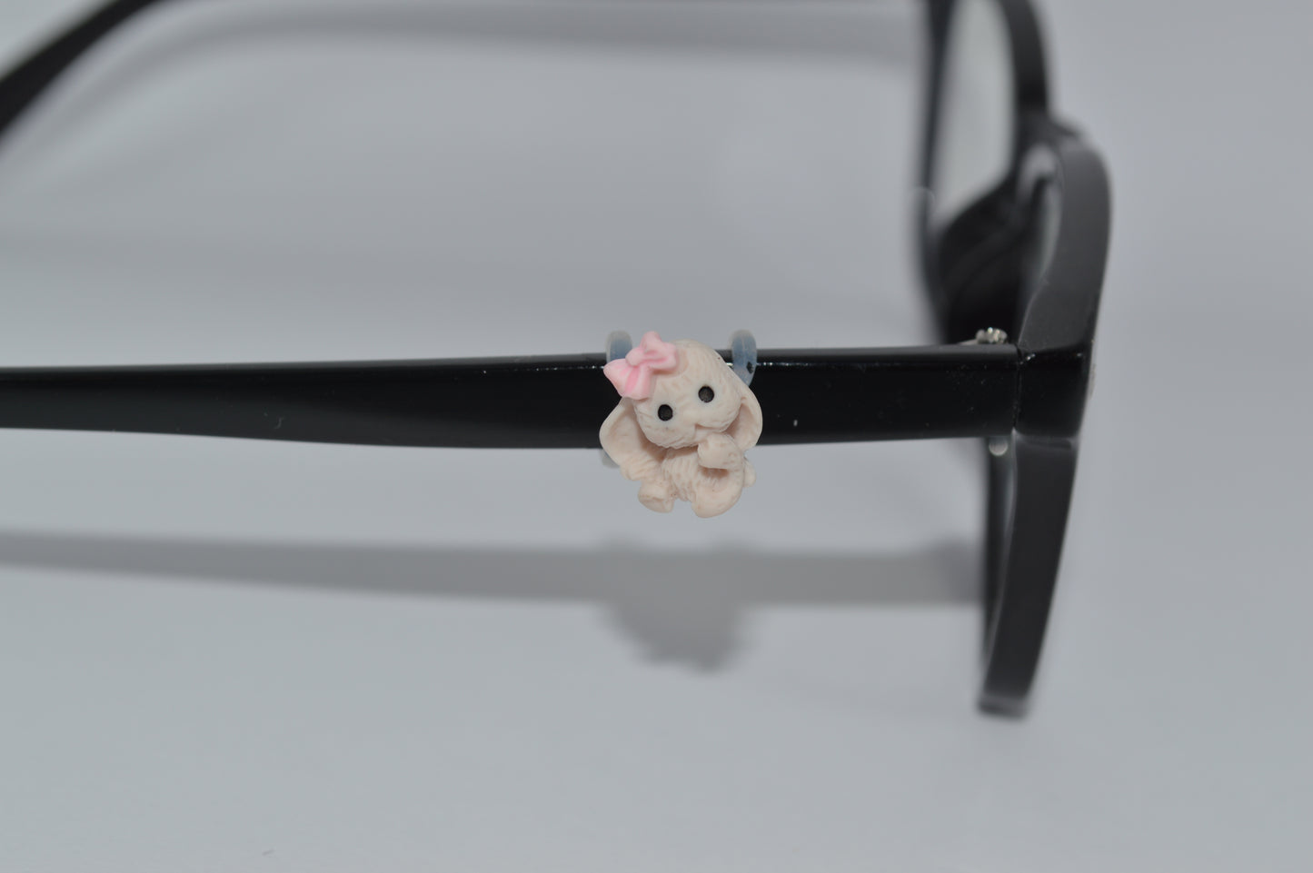 Rabbit w/ Pink Bow Eyedeco Charm