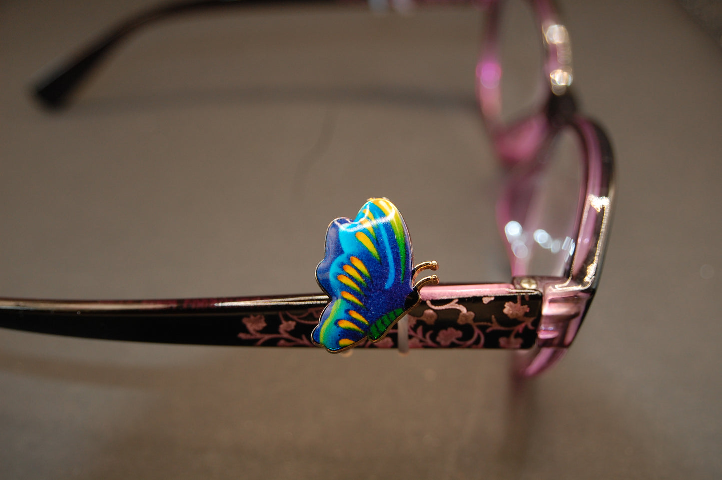 Painted Butterfly Eyedeco Charm