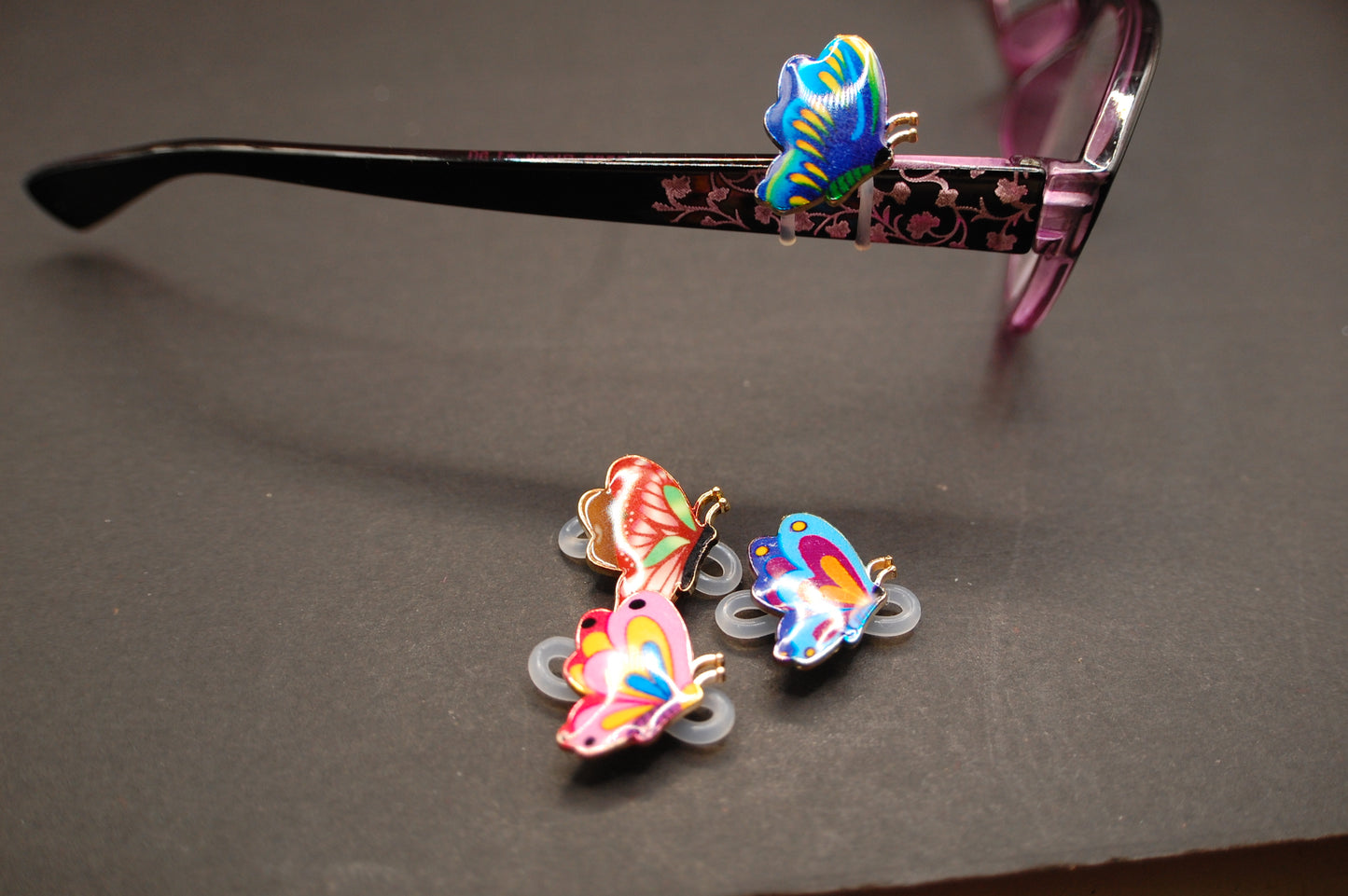 Painted Butterfly Eyedeco Charm