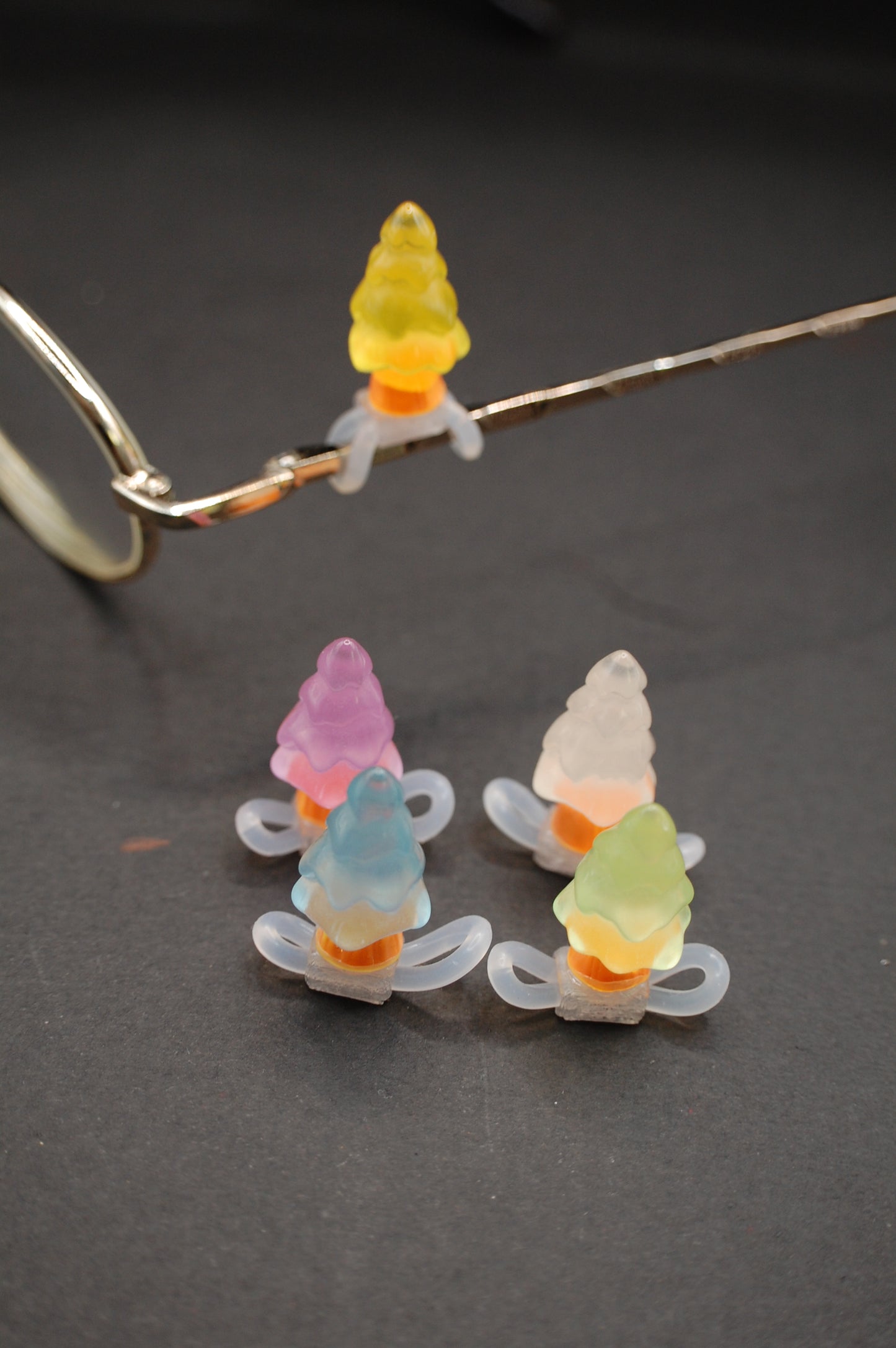 Glow in the Dark Tree Eyedeco Charm