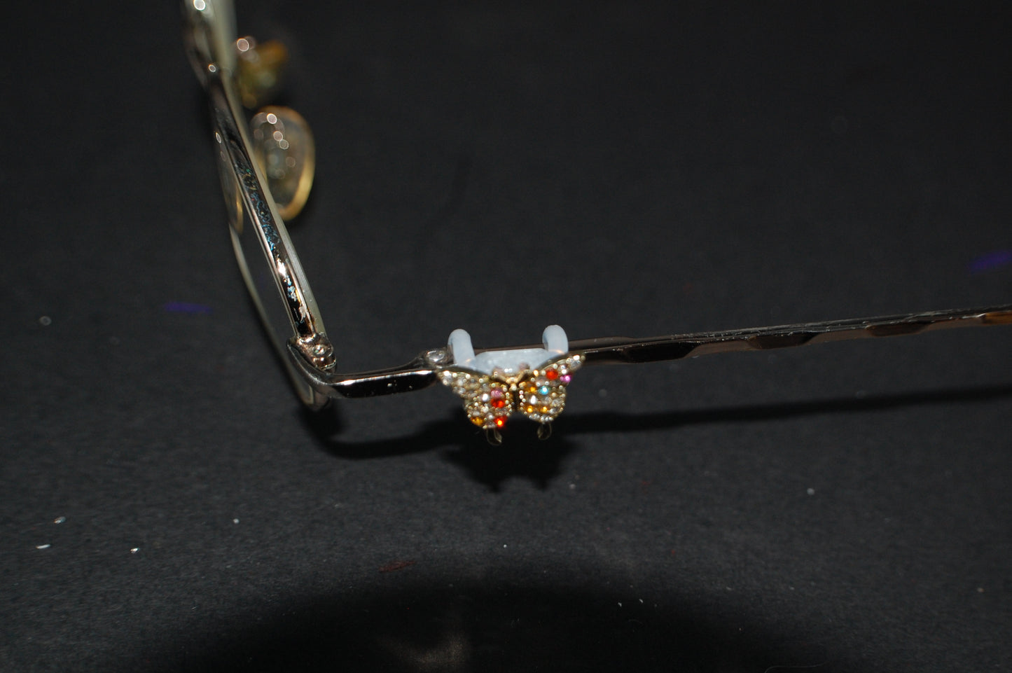 Multicolored Jeweled Buttertfly Eyedeco Charm