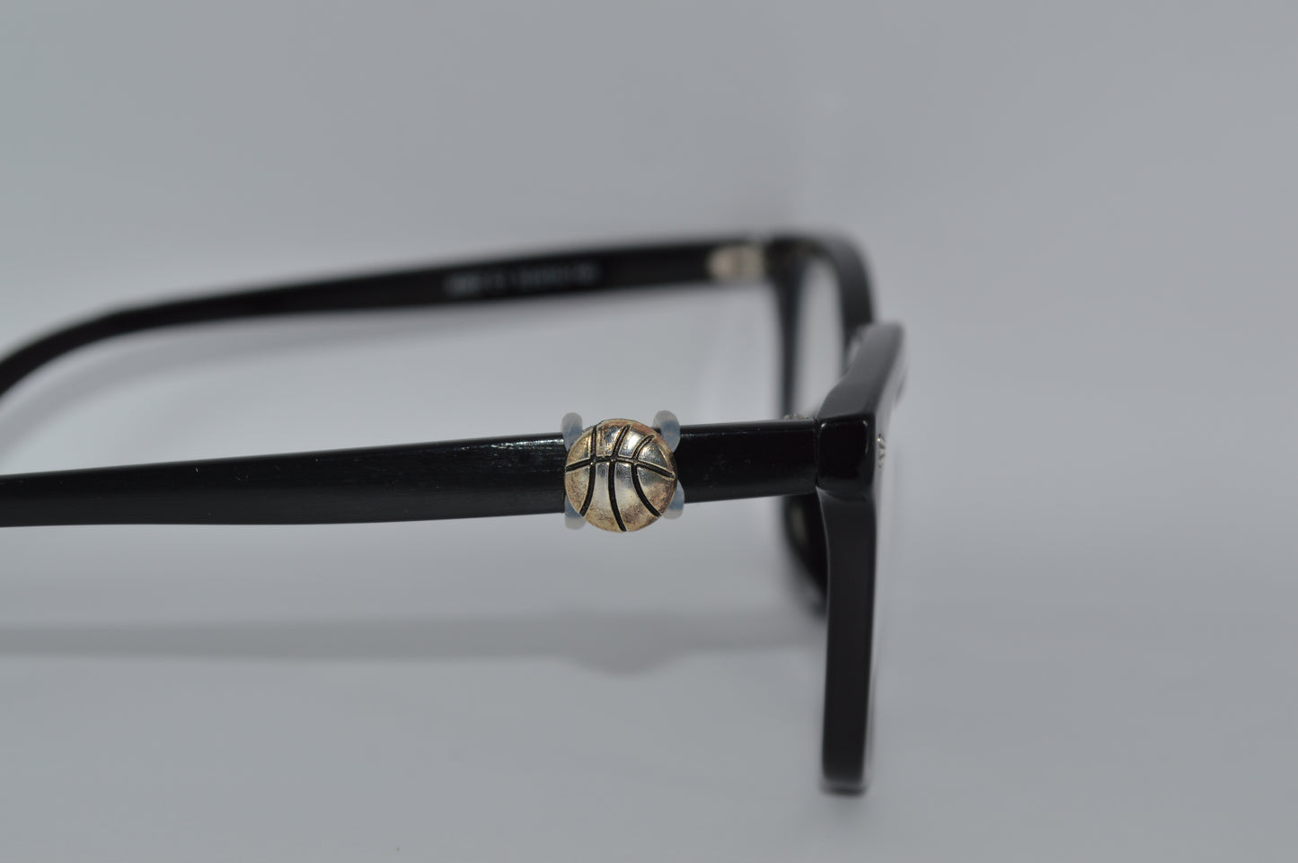 Metallic Basketball Eyedeco Charm