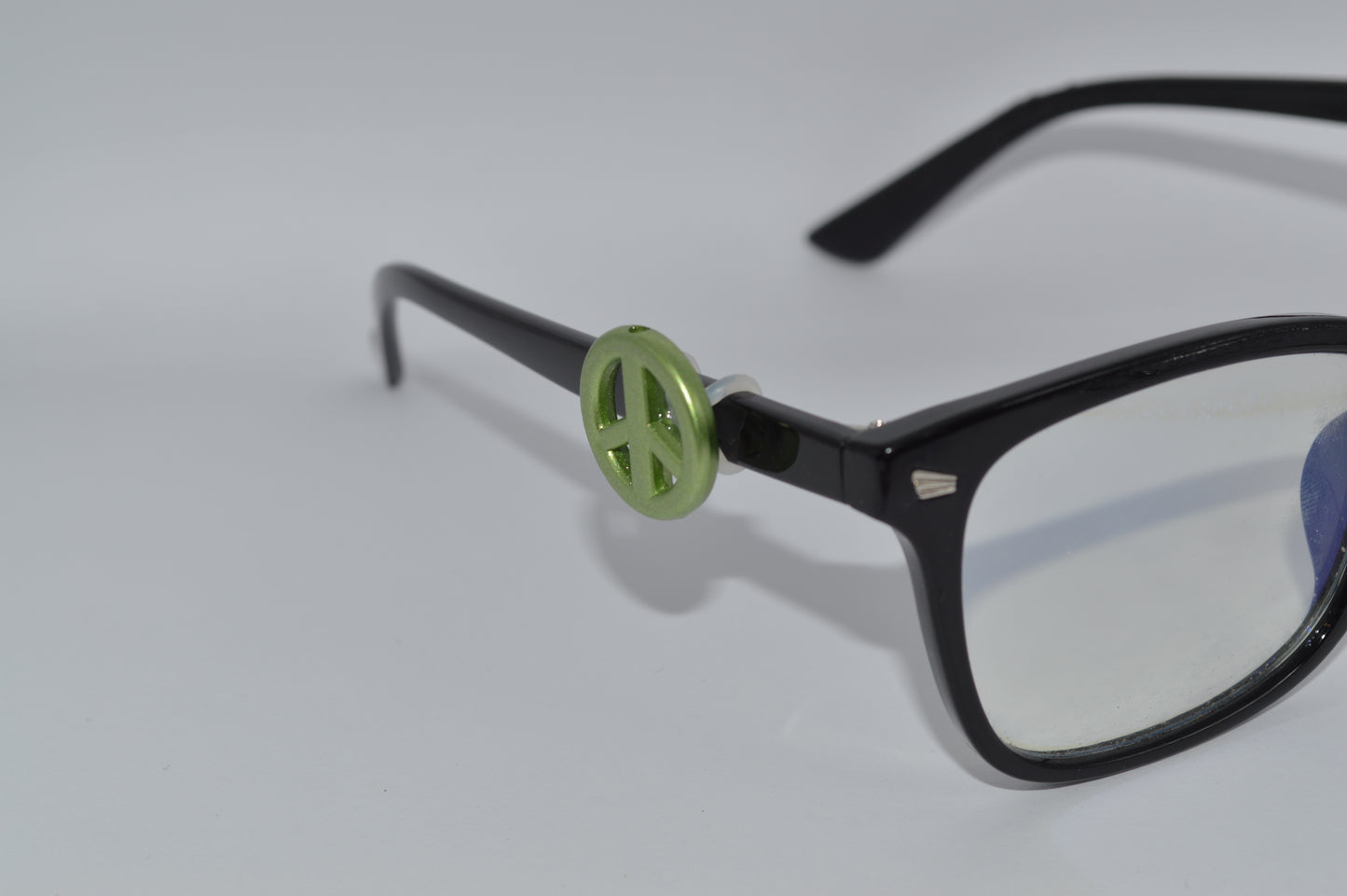 Green Peace Sign EyedecoCharm