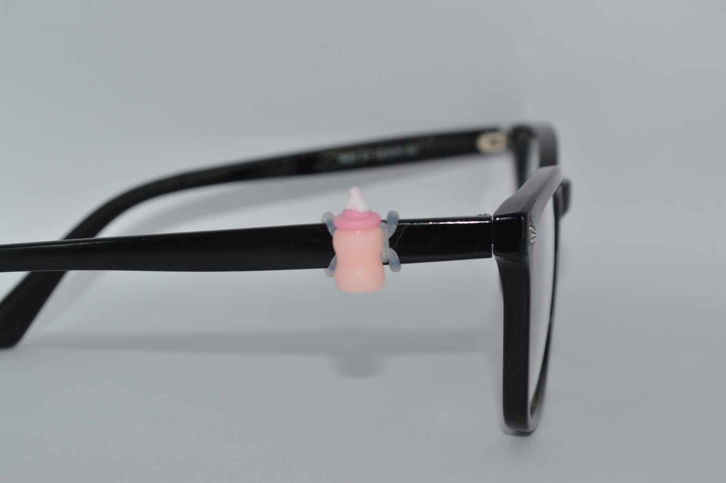 Pink Baby Bottle Eyedeco Charm