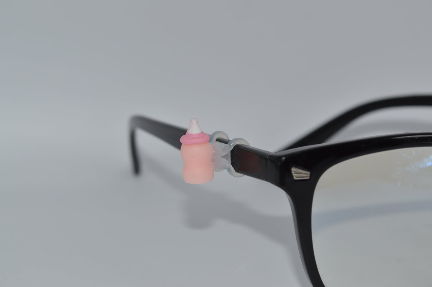 Pink Baby Bottle Eyedeco Charm