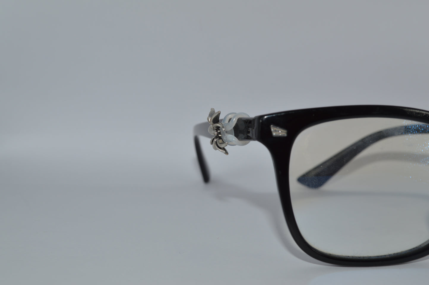 Silver Spider Eyedeco Charm