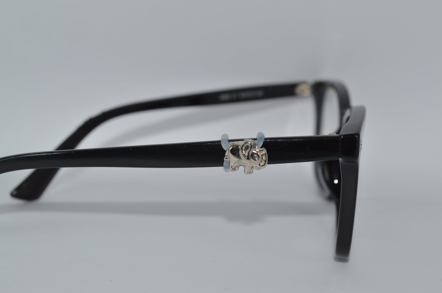 Silver Colored Elephant Eyedeco Charm
