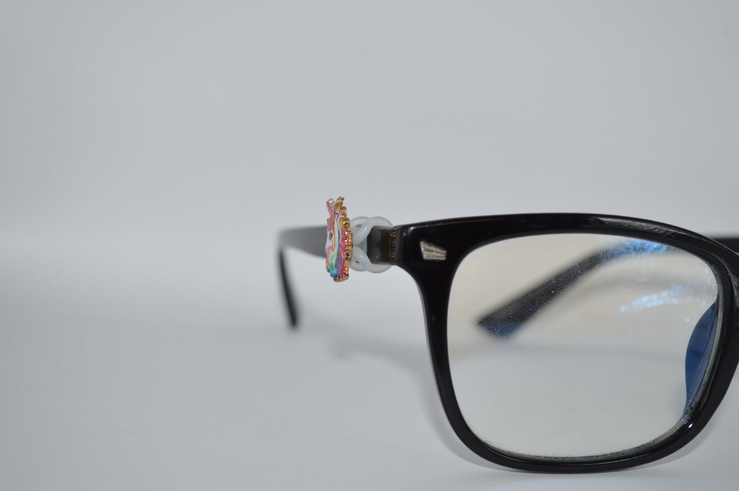 Colorful Unicorn Head Eyedeco Charm