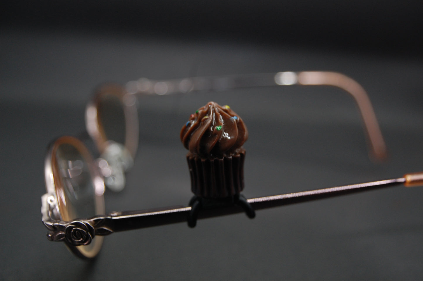 Chocolate Cupcake Eyedeco Charm