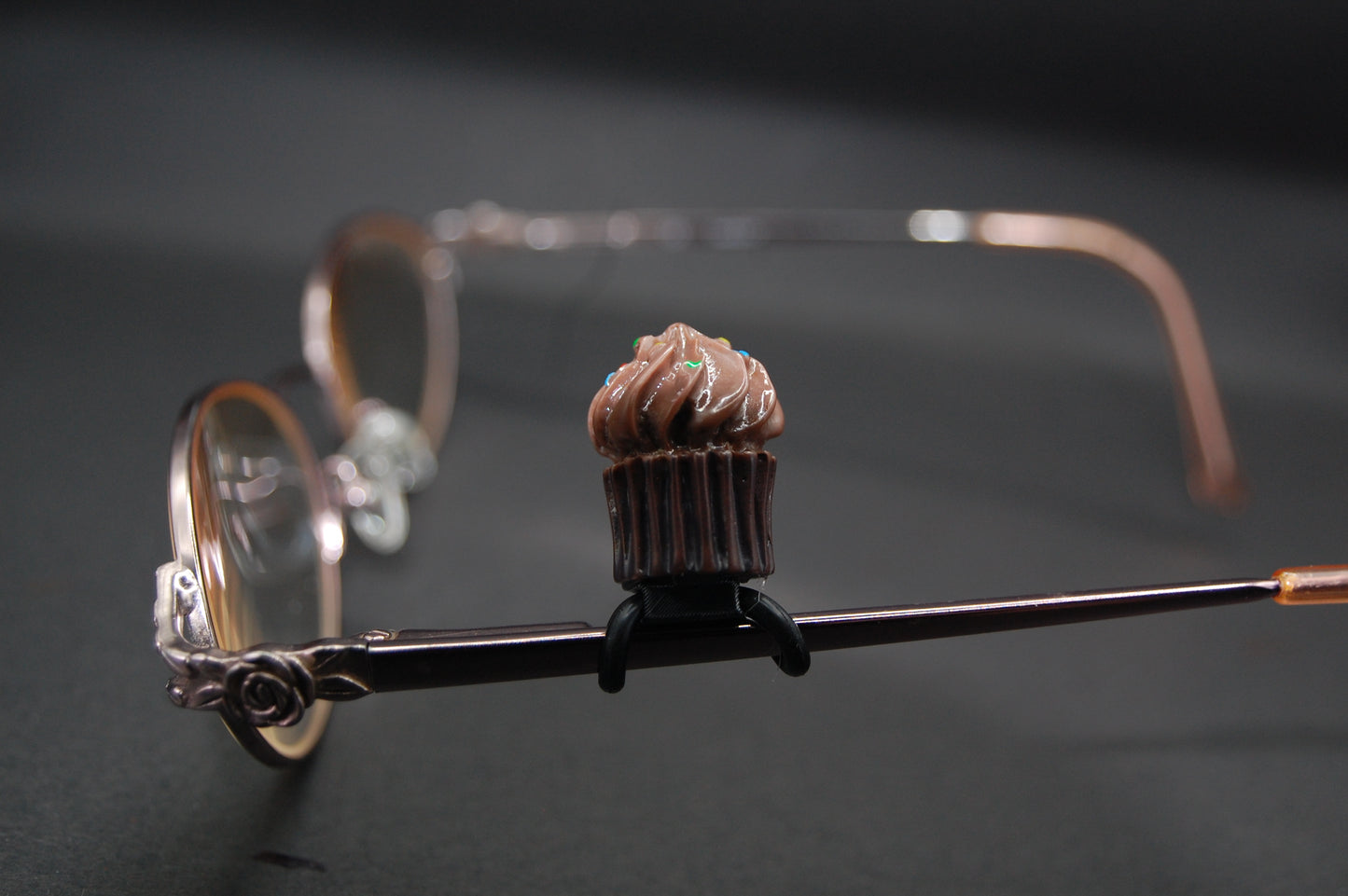 Chocolate Cupcake Eyedeco Charm