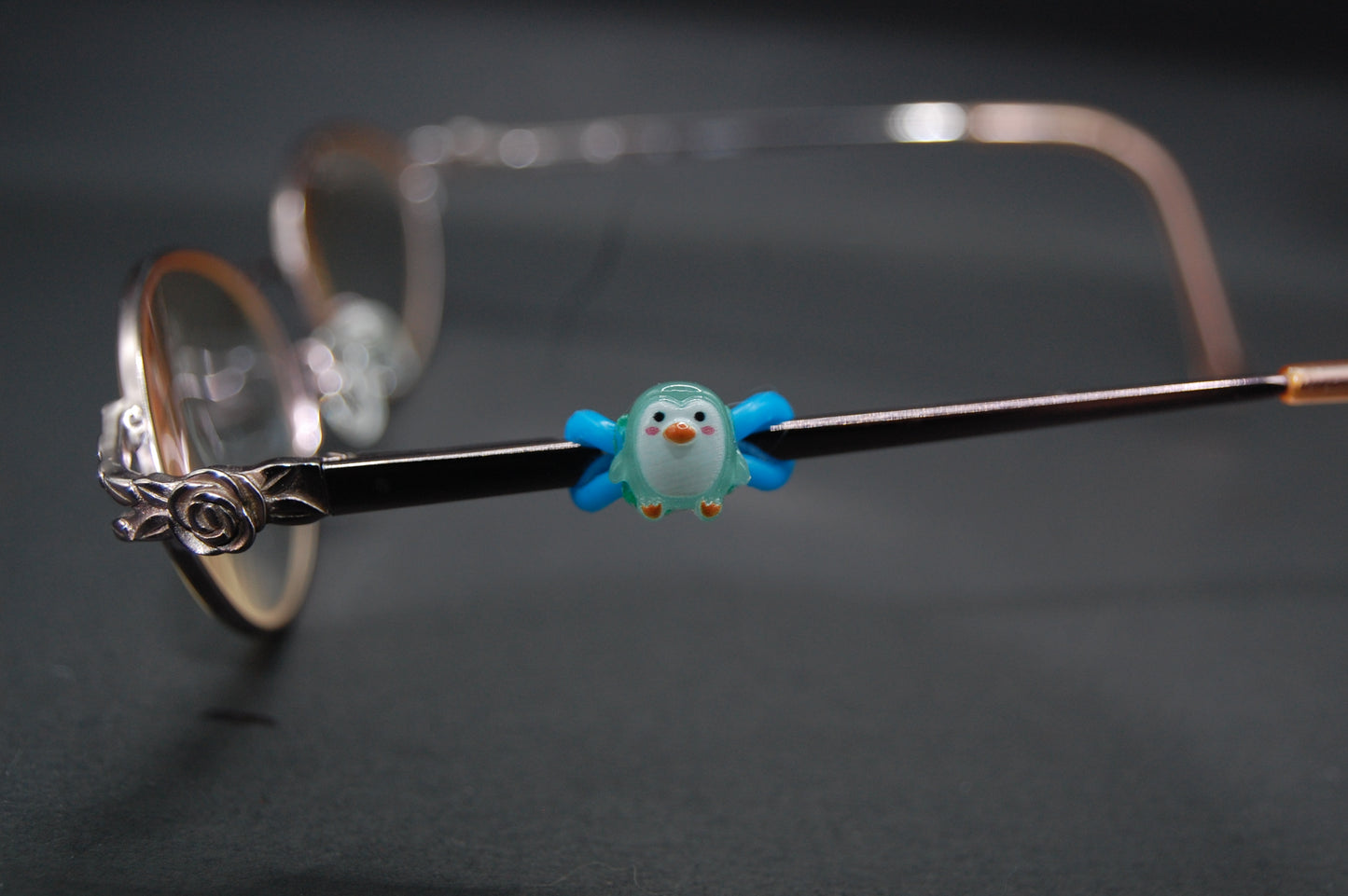 Green Penguin Eyedeco Charm