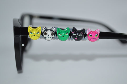 Colorful Cat Eyedeco Charm                                             A14
