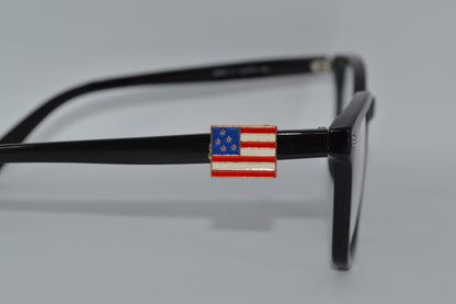 American Flag Eyedeco Charm