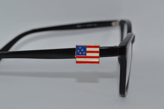 American Flag Eyedeco Charm