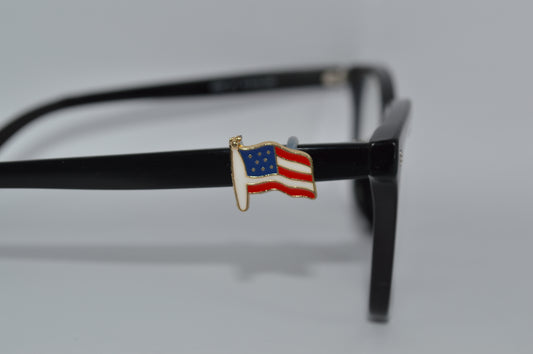 American Flagpole  Eyedeco Charm