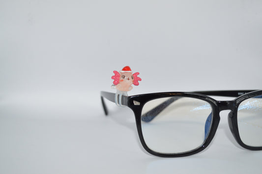 Christmas Axolotl Eyedeco Charm