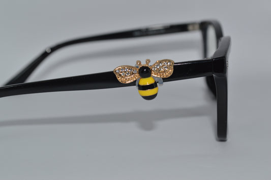 Large Jeweled Bee Eyedeco Charm
