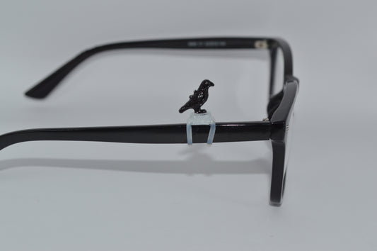 Black Bird Eyedeco Charm