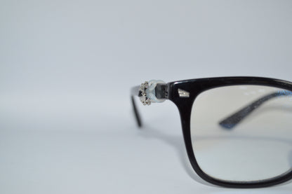 Black Jeweled Spider Eyedeco Charm