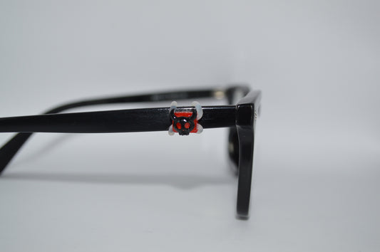Black Skull w/ Horns  Eyedeco Charm