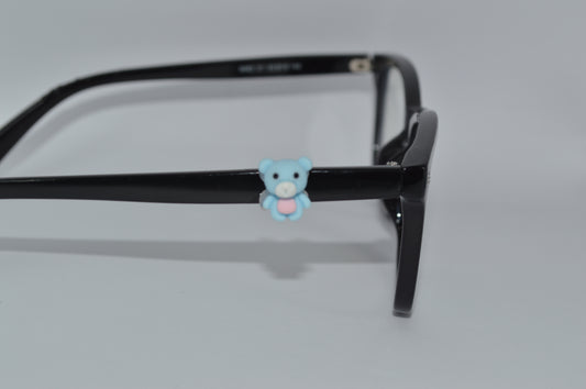 Blue Teddy Bear Eyedeco Charm