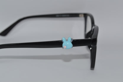 Blue Rabbit Ears w/ Tail Eyedeco Charm