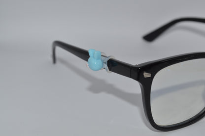 Blue Rabbit Ears w/ Tail Eyedeco Charm