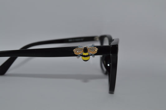 Jeweled Bumble Bee Eyedeco Charm