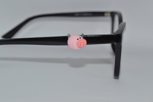 Cartoon Pig Eyedeco Charm