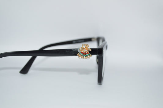 Gold Jeweled Bells Eyedeco Charm