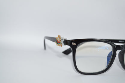 Gold Jeweled Bells Eyedeco Charm