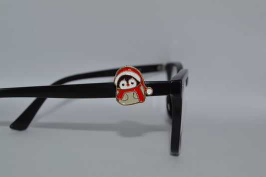Penguin w/ Santa Hat Eyedeco Charm