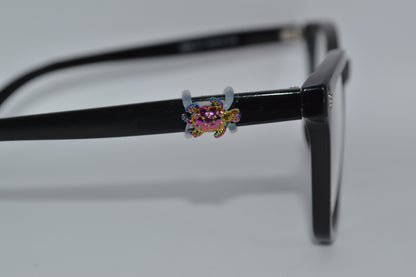 Iridescent Turtle Eyedeco Charm