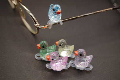 Glitter Duck Eyedeco Charm