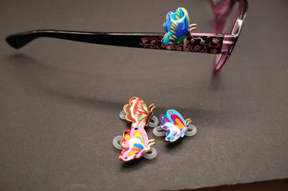 Painted Butterfly Eyedeco Charm