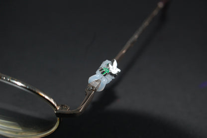Dove w/Leaf Eyedeco Charm