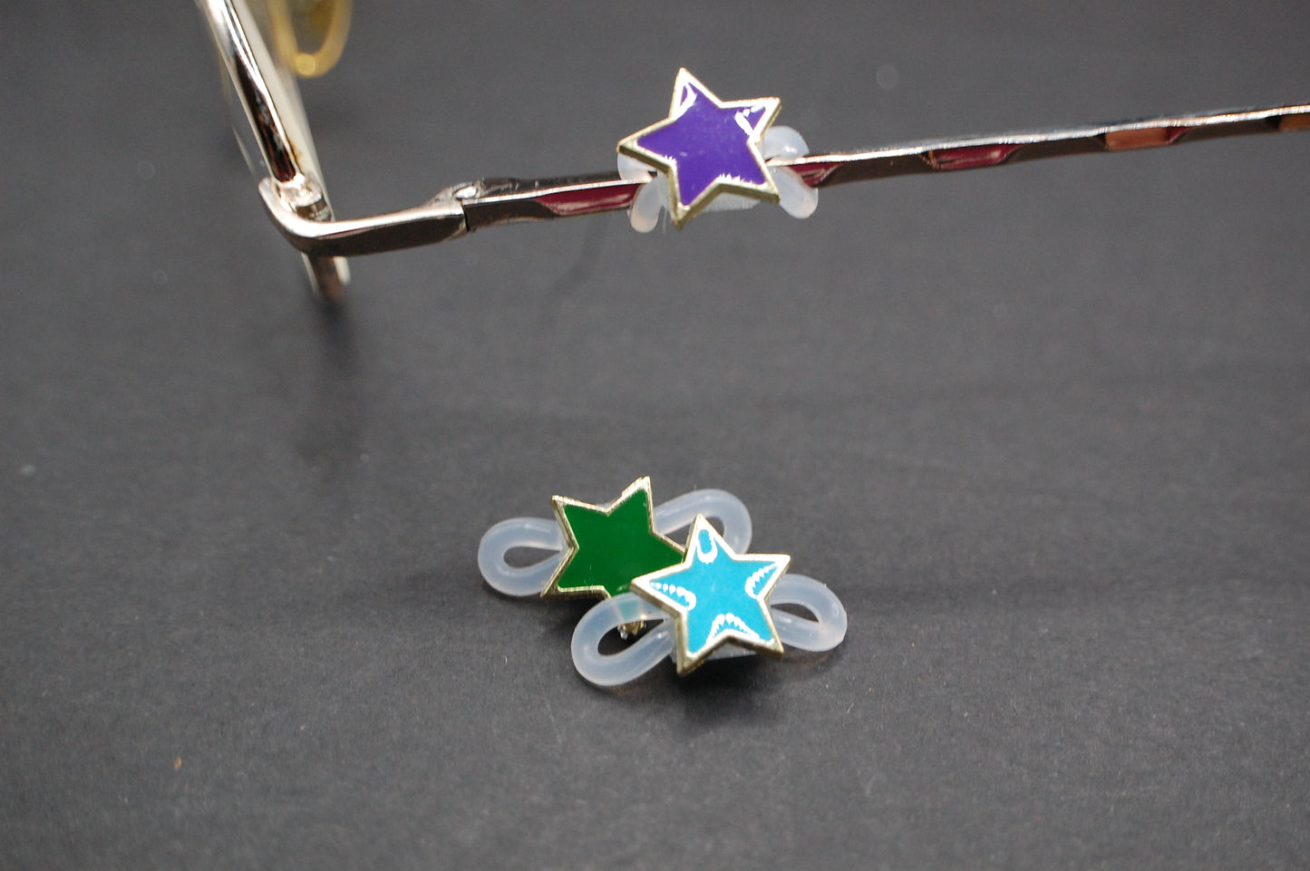 Colorful Star Eyedeco Charm
