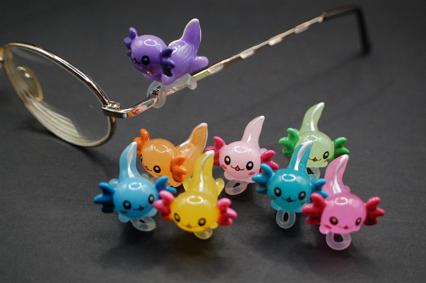 3D Axolotl Eyedeco Charm