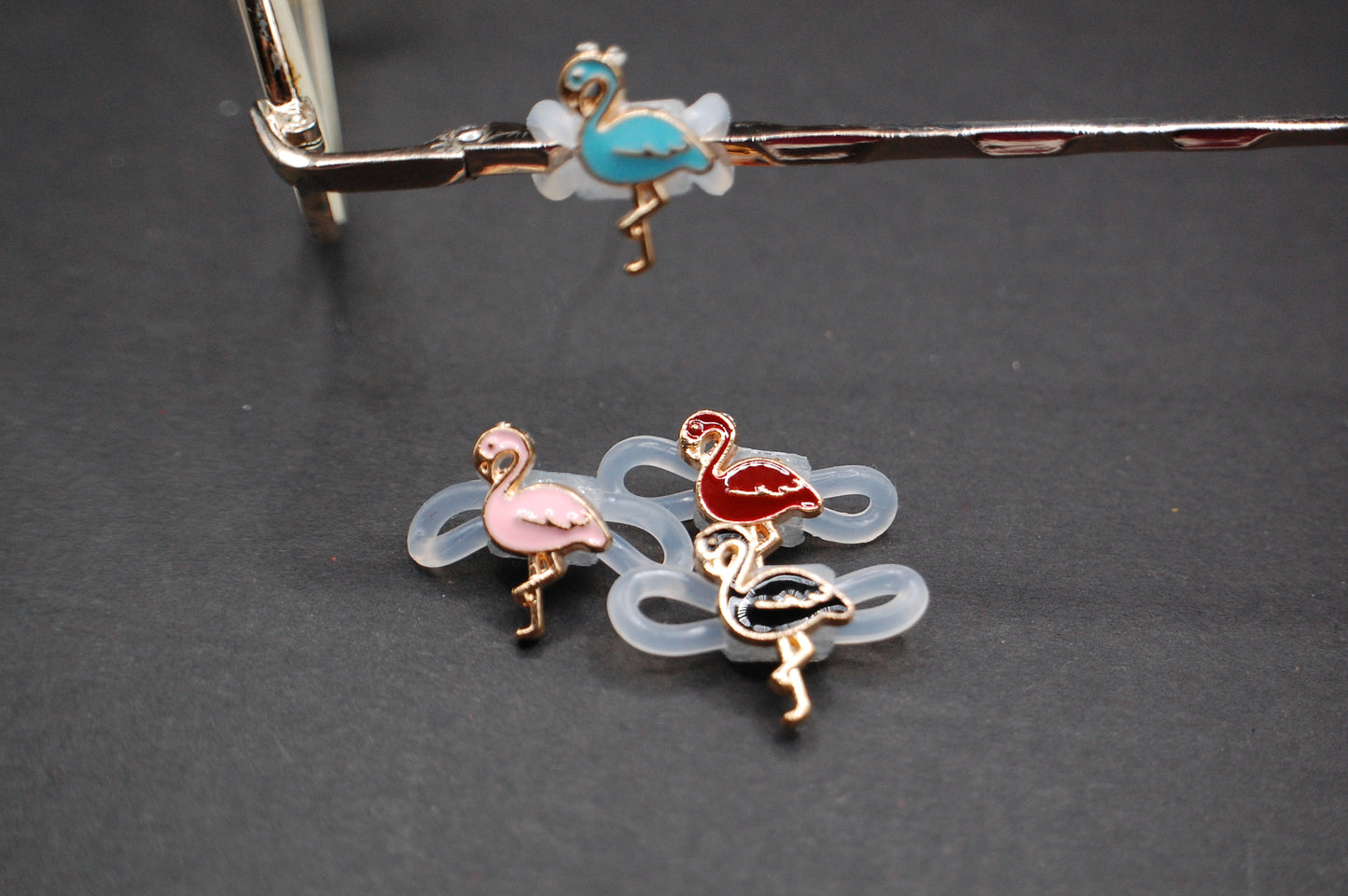 Colorful Flamingo Eyedeco Charm