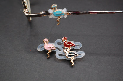 Colorful Flamingo Eyedeco Charm