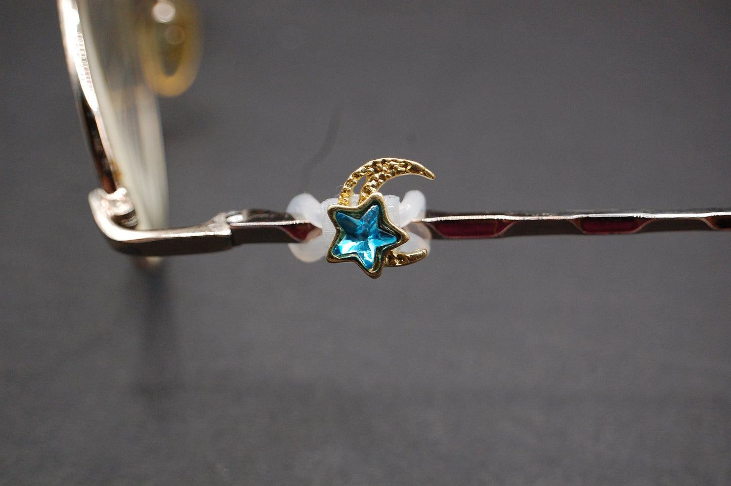 Jeweled Star and Moon Eyedeco Charm