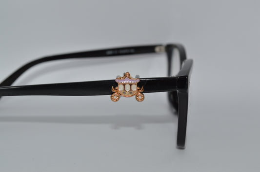Pink Carriage Eyedeco Charm