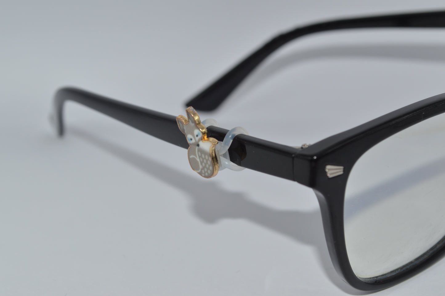Grey Fox Eyedeco Charm