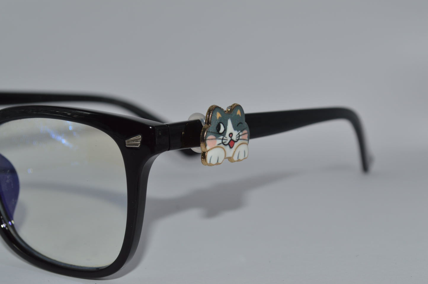 Cartoon Cat Faces Eyedeco Charms                             A17-A19