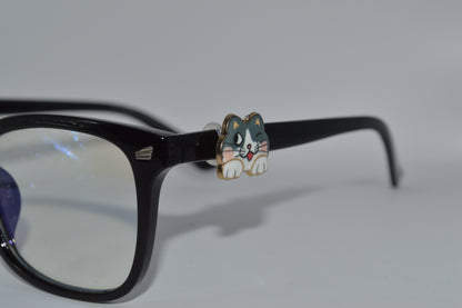 Cartoon Cat Faces Eyedeco Charms                             A17-A19
