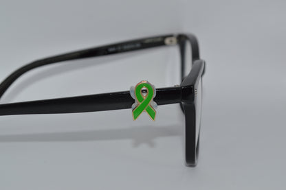 Cancer Ribbon Eyedeco Charm