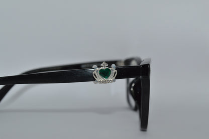 Jeweled Crown Eyedeco Charm
