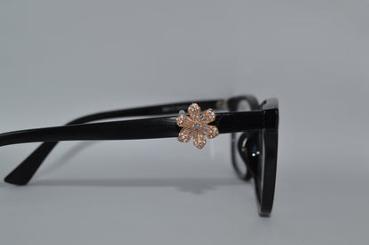 Jeweled Pink Flower Eyedeco Charm