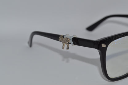 Metal Lamb Eyedeco Charm