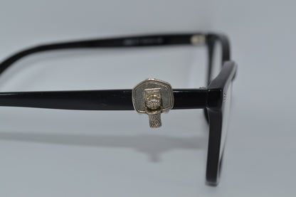 Metallic Basketball in Hoop Eyedeco Charm